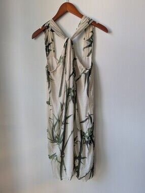 Massimo Dutti 100% Silk Botanical Print Dress | EU 38 / US 6